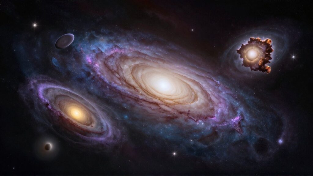 Variedad de galaxias elíptica